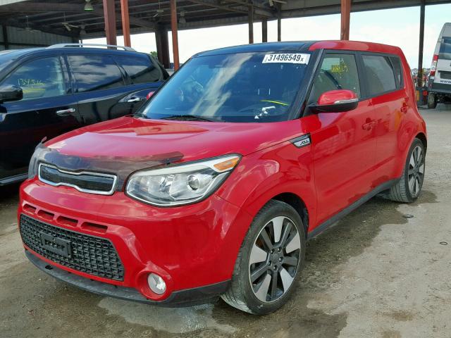 KNDJX3A54F7771718 - 2015 KIA SOUL ! RED photo 2