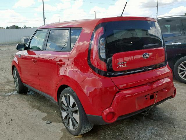 KNDJX3A54F7771718 - 2015 KIA SOUL ! RED photo 3