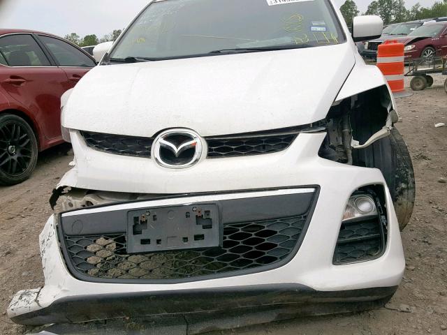 JM3ER2B50C0414455 - 2012 MAZDA CX-7 WHITE photo 9