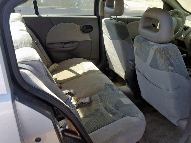 1G8AL52F13Z151272 - 2003 SATURN ION LEVEL SILVER photo 6