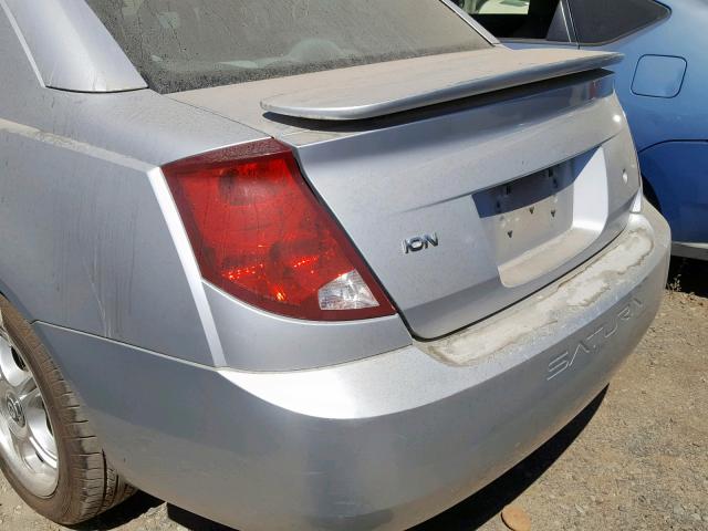 1G8AL52F13Z151272 - 2003 SATURN ION LEVEL SILVER photo 9