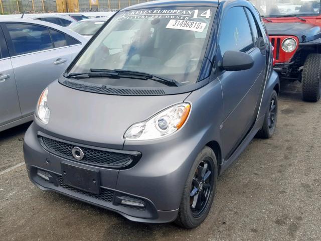 WMEEJ9AA9EK792628 - 2014 SMART FORTWO BLACK photo 2