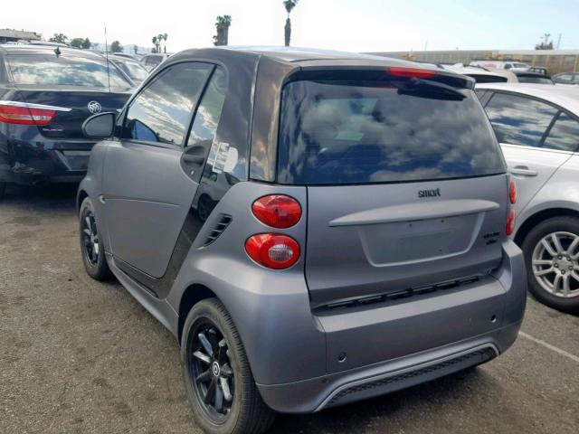 WMEEJ9AA9EK792628 - 2014 SMART FORTWO BLACK photo 3