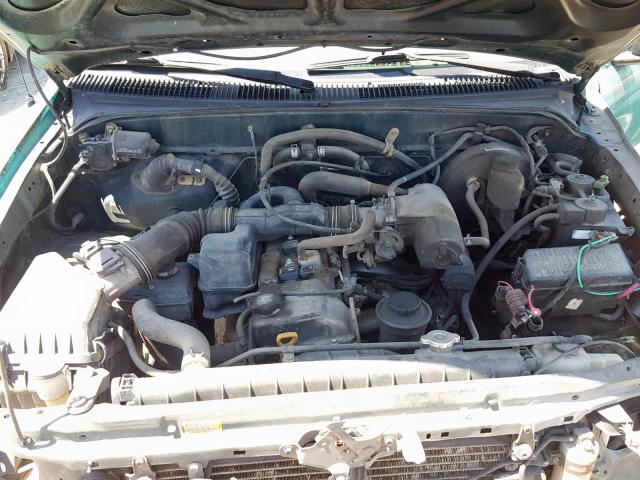 5TENL42N91Z738832 - 2001 TOYOTA TACOMA GREEN photo 7