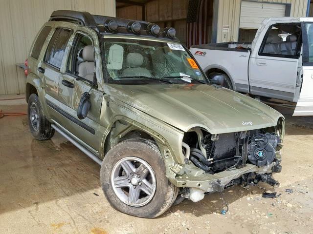 1J4GL38K14W141590 - 2004 JEEP LIBERTY RE 绿色 照片 1