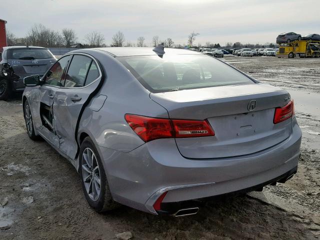 19UUB1F50JA800380 - 2018 ACURA TLX TECH SILVER photo 3