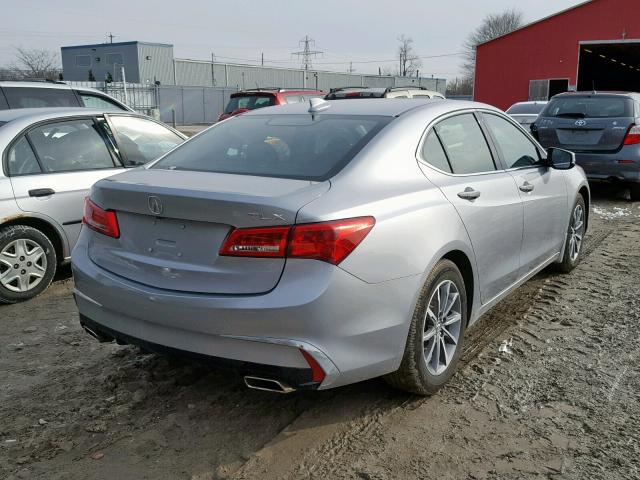 19UUB1F50JA800380 - 2018 ACURA TLX TECH SILVER photo 4