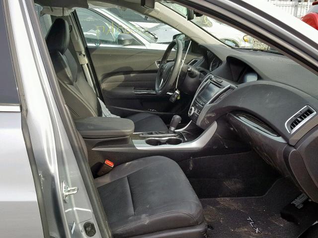 19UUB1F50JA800380 - 2018 ACURA TLX TECH SILVER photo 5