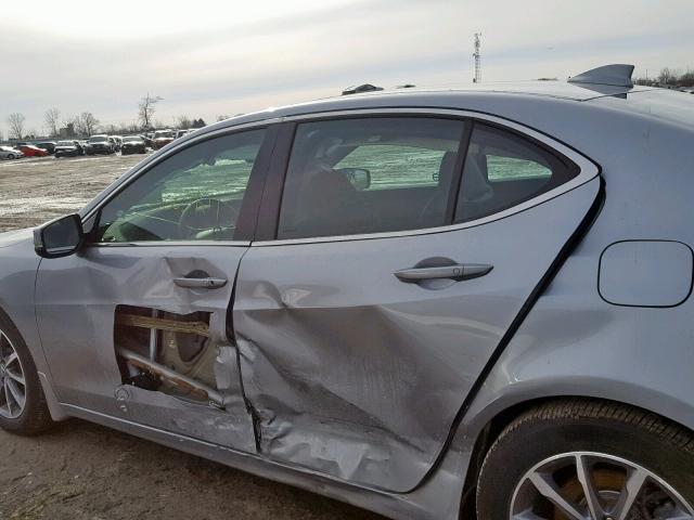 19UUB1F50JA800380 - 2018 ACURA TLX TECH SILVER photo 9