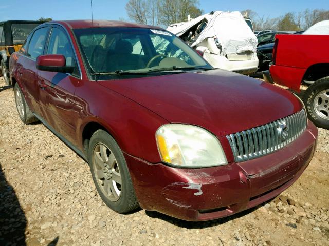 1MEFM40125G624944 - 2005 MERCURY MONTEGO LU BURGUNDY photo 1