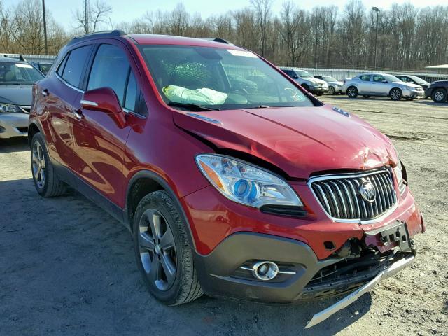 KL4CJGSB8EB697635 - 2014 BUICK ENCORE RED photo 1