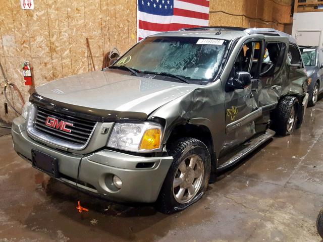 1GKET12S946167112 - 2004 GMC ENVOY XUV GREEN photo 2