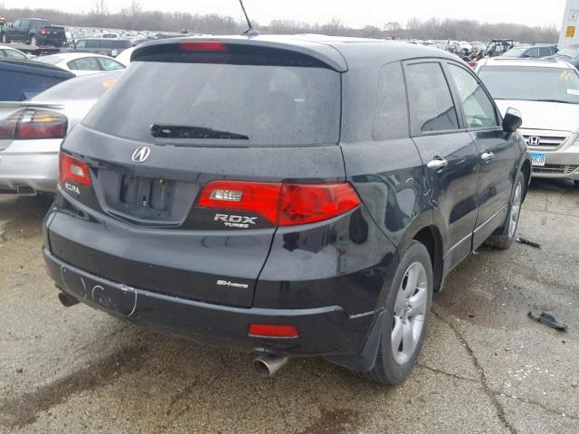 5J8TB18259A005173 - 2009 ACURA RDX BLACK photo 4