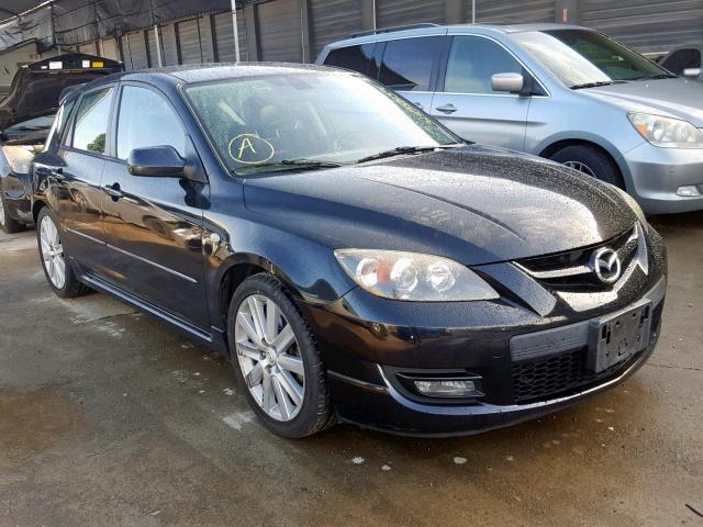 JM1BK34M981115168 - 2008 MAZDA SPEED 3 BLACK photo 1
