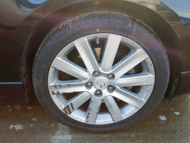 JM1BK34M981115168 - 2008 MAZDA SPEED 3 BLACK photo 9