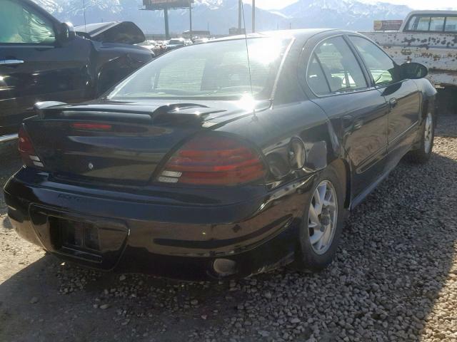 1G2NG52E64M570515 - 2004 PONTIAC GRAND AM S BLACK photo 4