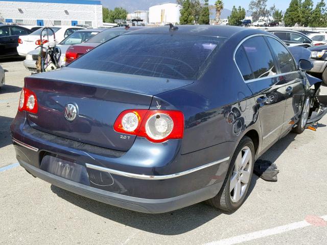 WVWAK73C98E000445 - 2008 VOLKSWAGEN PASSAT KOM BLUE photo 4