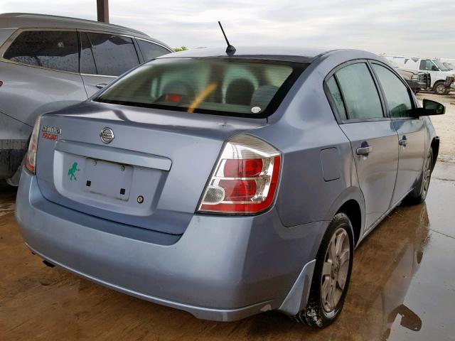 3N1AB61E19L640216 - 2009 NISSAN SENTRA 2.0 BLUE photo 4