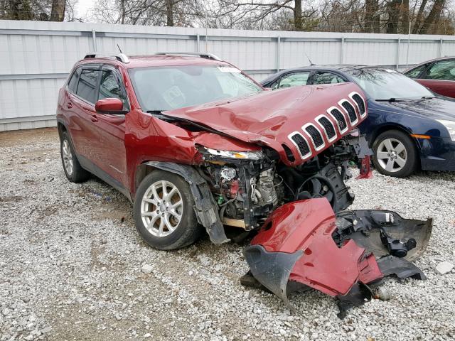 1C4PJLCB3EW232865 - 2014 JEEP CHEROKEE L RED photo 1