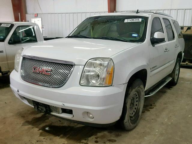 1GKFK63817J283834 - 2007 GMC YUKON DENA WHITE photo 2