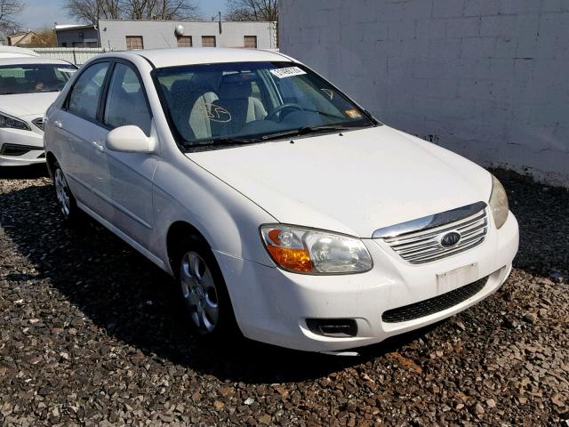 KNAFE122575444601 - 2007 KIA SPECTRA EX WHITE photo 1