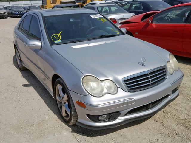 WDBRF52H36F829302 - 2006 MERCEDES-BENZ C GENERATI SILVER photo 1