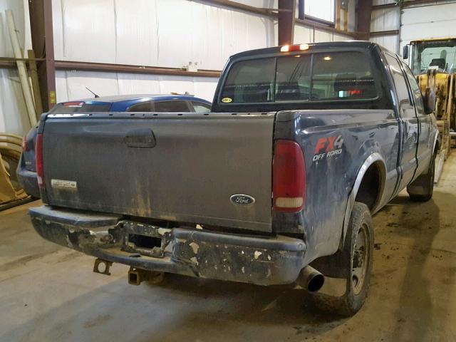 1FTSW31P24EA86683 - 2004 FORD F350 SRW S BLACK photo 4