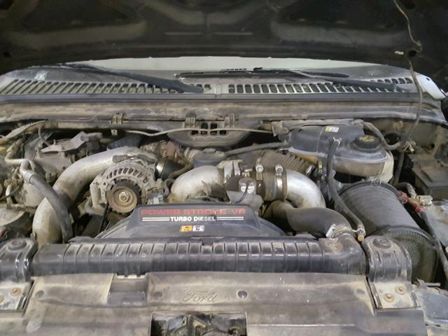 1FTSW31P24EA86683 - 2004 FORD F350 SRW S BLACK photo 7