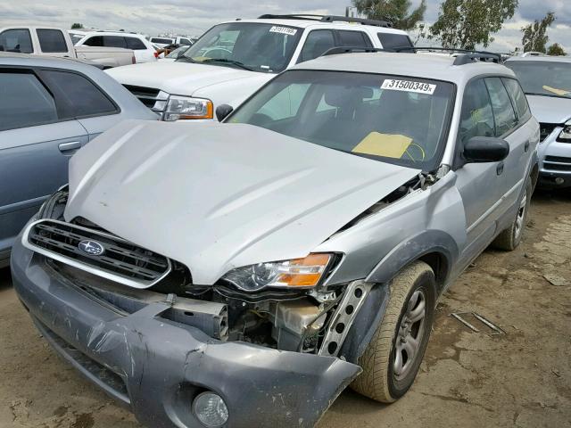 4S4BP61C577323554 - 2007 SUBARU LEGACY OUT SILVER photo 2