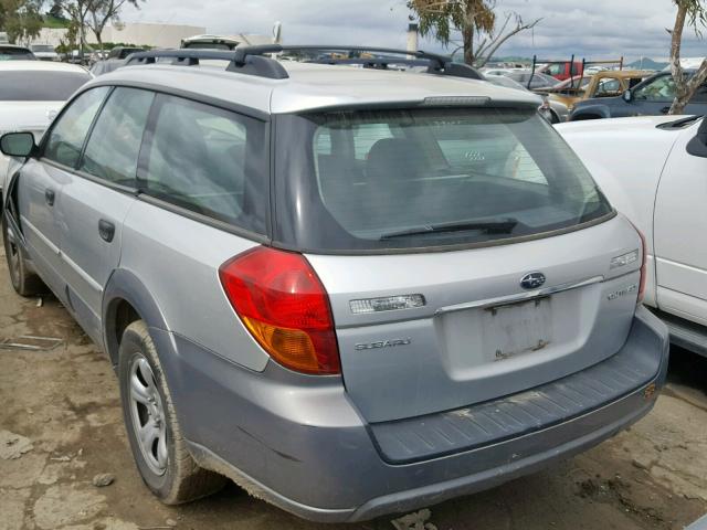 4S4BP61C577323554 - 2007 SUBARU LEGACY OUT SILVER photo 3