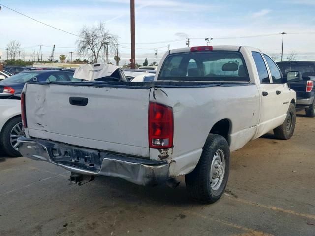 3D7LR38C25G776240 - 2005 DODGE RAM 3500 S WHITE photo 4