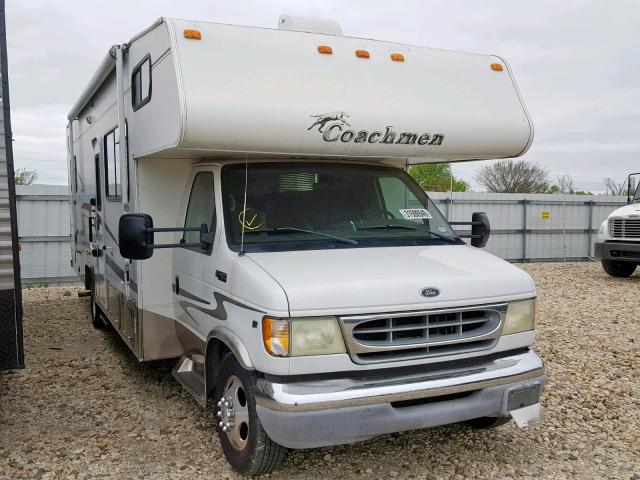 1FDXE45S82HB75467 - 2003 COACH LEPRECHAUN WHITE photo 1