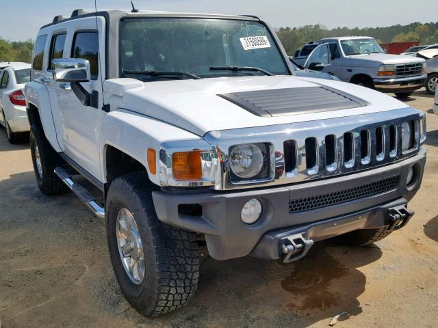 5GTDN13E478236395 - 2007 HUMMER H3 WHITE photo 1