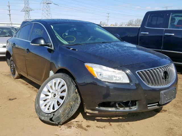 2G4GR5EK5C9116263 - 2012 BUICK REGAL BLACK photo 1