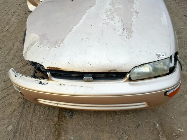 1Y1SK5265VZ406453 - 1997 GEO PRIZM BASE 棕色 照片 7