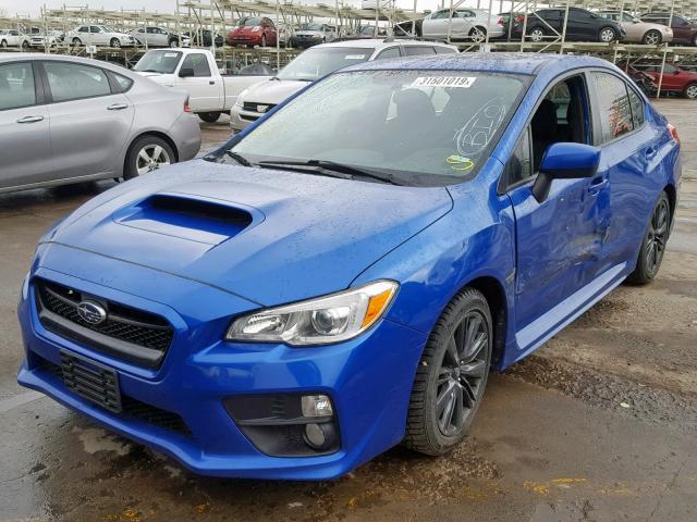 JF1VA1E65G9800598 - 2016 SUBARU WRX PREMIU BLUE photo 2