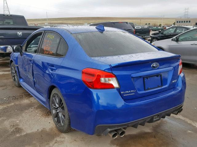 JF1VA1E65G9800598 - 2016 SUBARU WRX PREMIU BLUE photo 3