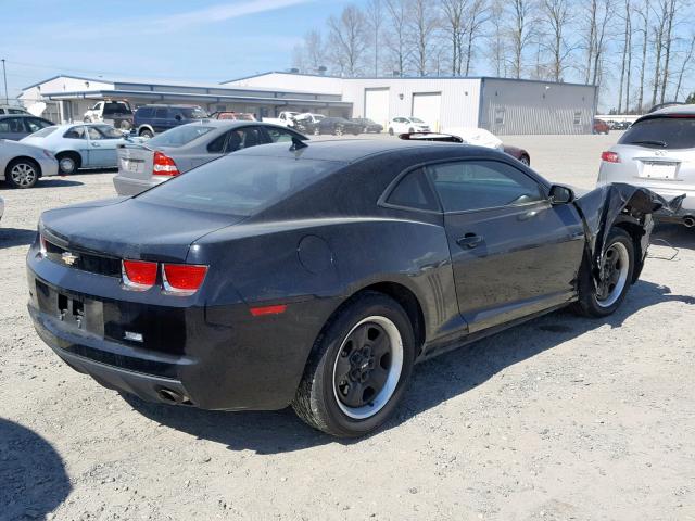 2G1FA1ED1B9144926 - 2011 CHEVROLET CAMARO LS BLACK photo 4