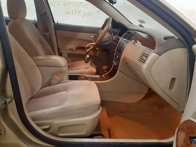 2G4WC532351215388 - 2005 BUICK LACROSSE C TAN photo 5