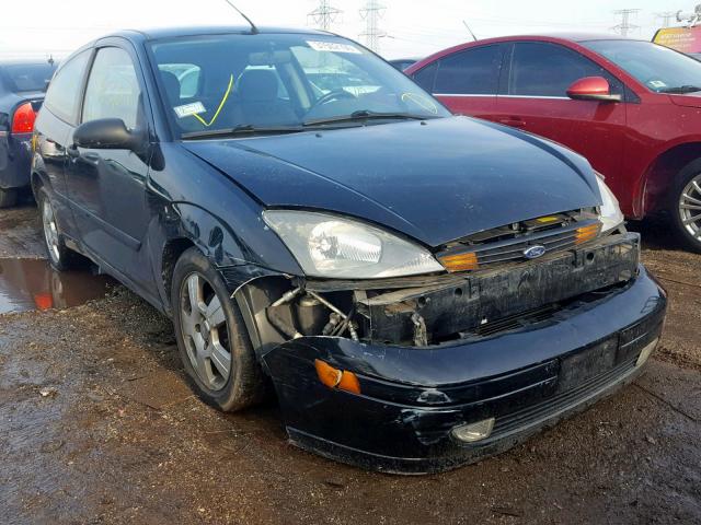 3FAFP31363R114367 - 2003 FORD FOCUS ZX3 BLACK photo 1