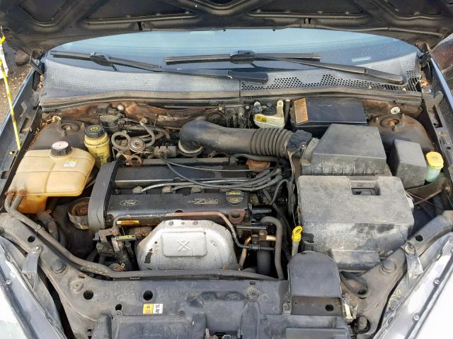 3FAFP31363R114367 - 2003 FORD FOCUS ZX3 BLACK photo 7