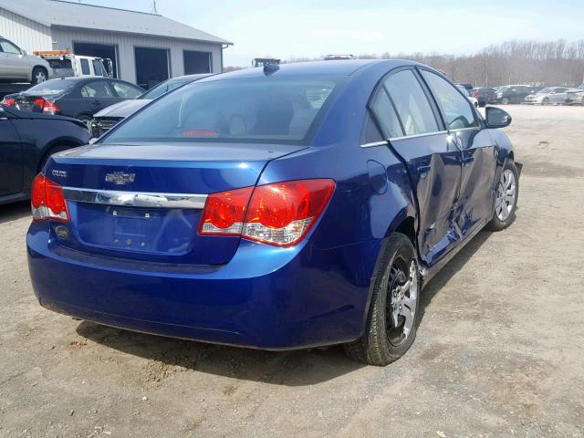 1G1PD5SH0C7366323 - 2012 CHEVROLET CRUZE LS BLUE photo 4