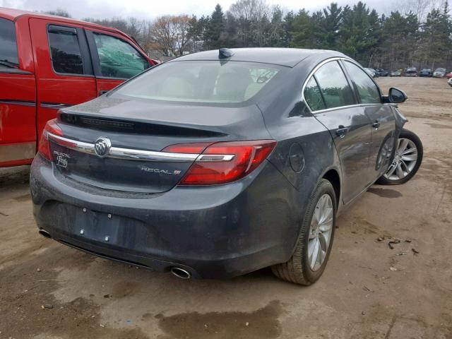 2G4GN5EX7F9119080 - 2015 BUICK REGAL PREM GRAY photo 4