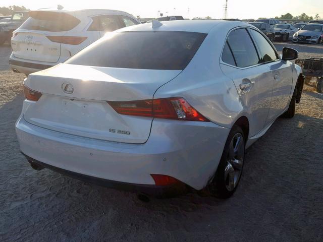 JTHBE1D26E5013114 - 2014 LEXUS IS 350 WHITE photo 4