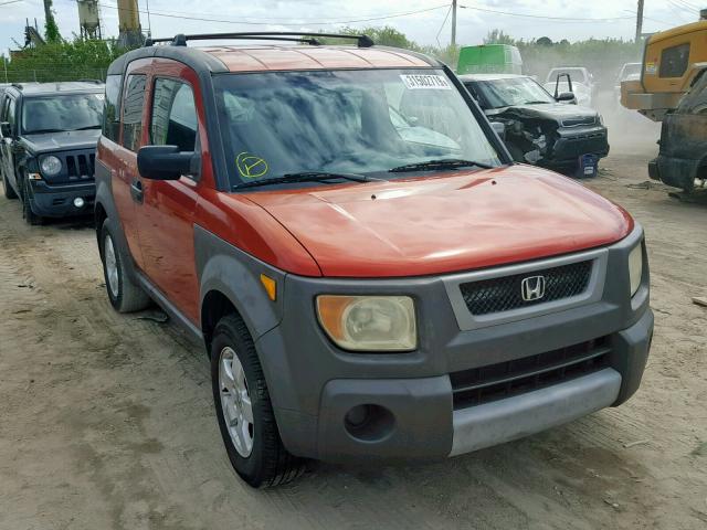 5J6YH18563L009056 - 2003 HONDA ELEMENT EX ORANGE photo 1