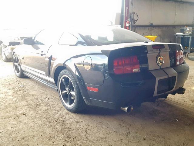 1ZVHT82H775286676 - 2007 FORD MUSTANG GT BLACK photo 3