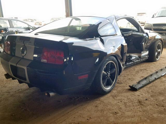 1ZVHT82H775286676 - 2007 FORD MUSTANG GT BLACK photo 4