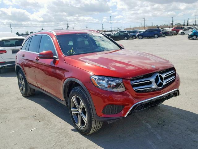 WDC0G4JB5HF201334 - 2017 MERCEDES-BENZ GLC 300 BURGUNDY photo 1