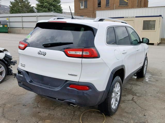 1C4PJMCS8EW114445 - 2014 JEEP CHEROKEE L WHITE photo 4