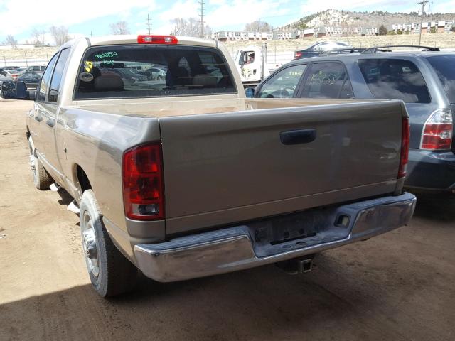 3D7KA28D04G209223 - 2004 DODGE RAM 2500 S თაფლისფერი ფოტო 3